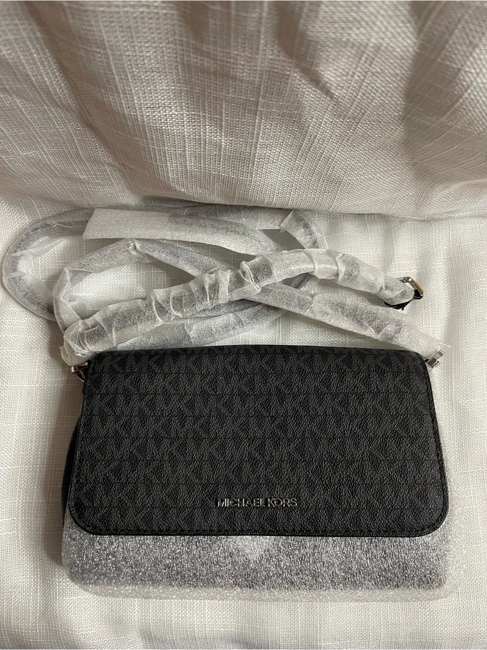 Michael Kors Jet Set Medium Signature Logo Crossbody Bag NWT